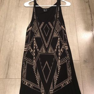 FOREVER 21 HIGH LOW PRINTED DRESS SIZE SMALL